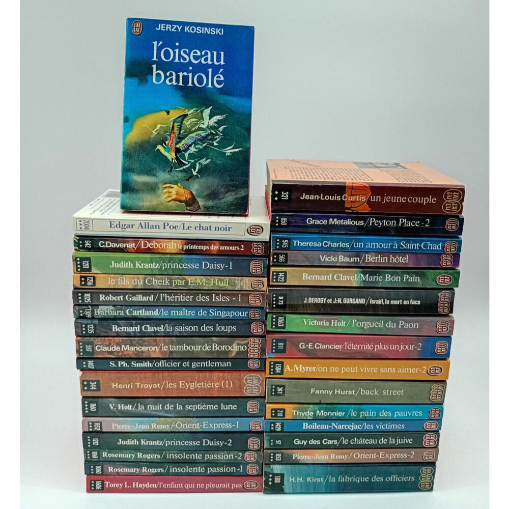 Lot 32x Romans Romantiques J’ai Lu – French Romance Novels Books Livres